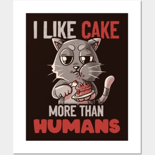 I Like Cake More Than People by Tobe Fonseca Posters and Art